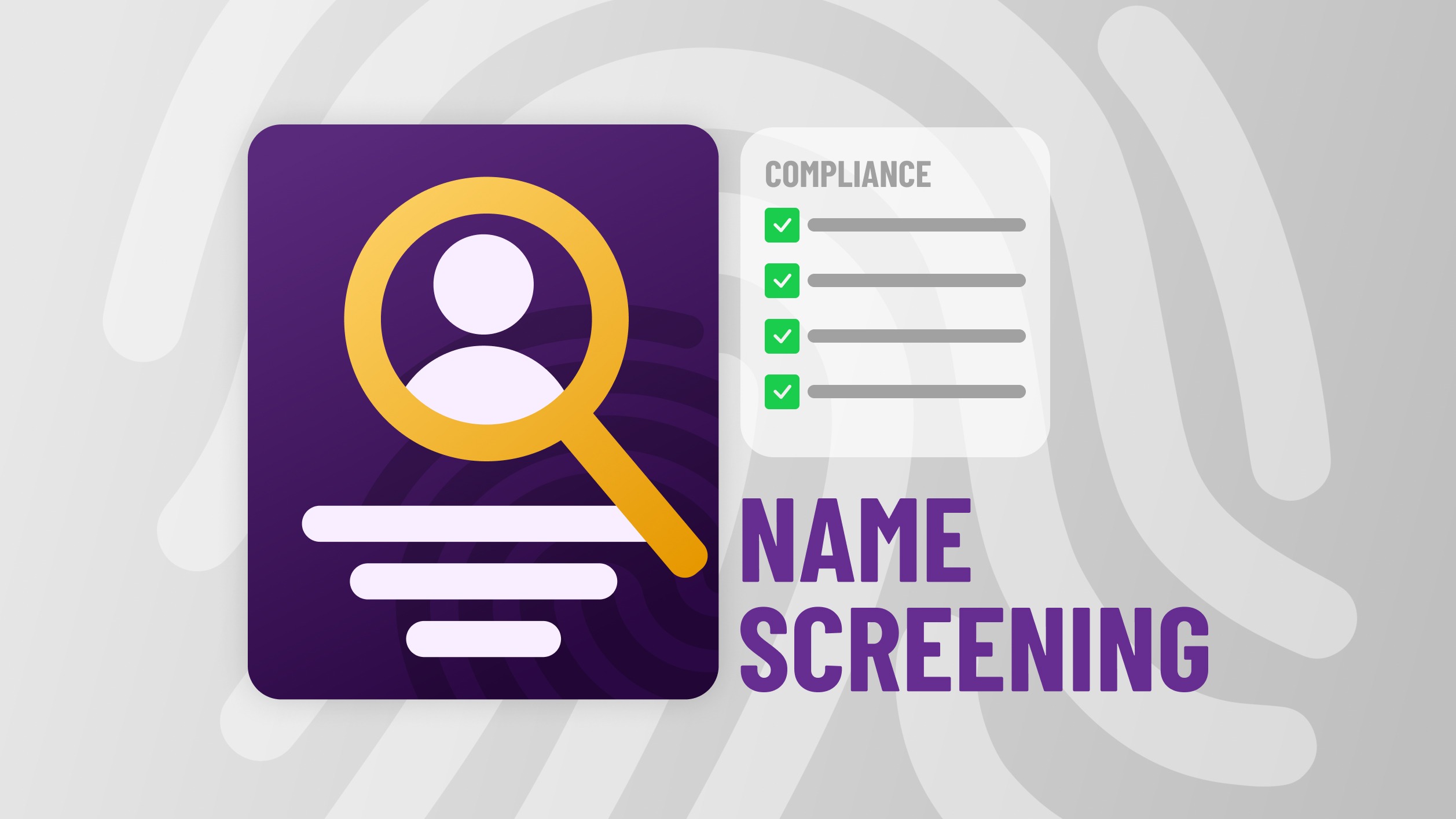 The role of digital name screening in ensuring compliance